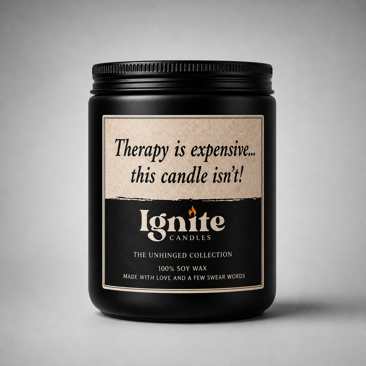 Therapy is expensive. This candle isn’t!