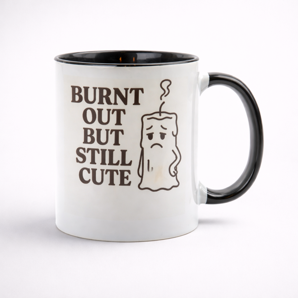 Burnt Out But Still Cute Cup
