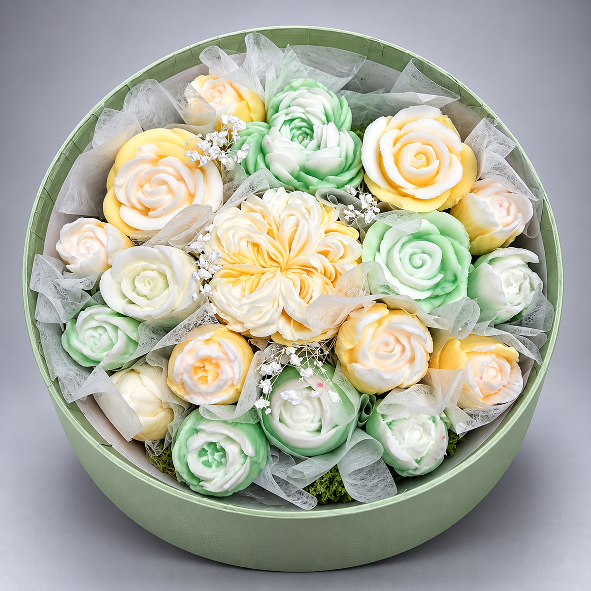 Flower Melts Large Foldable Lidded Box