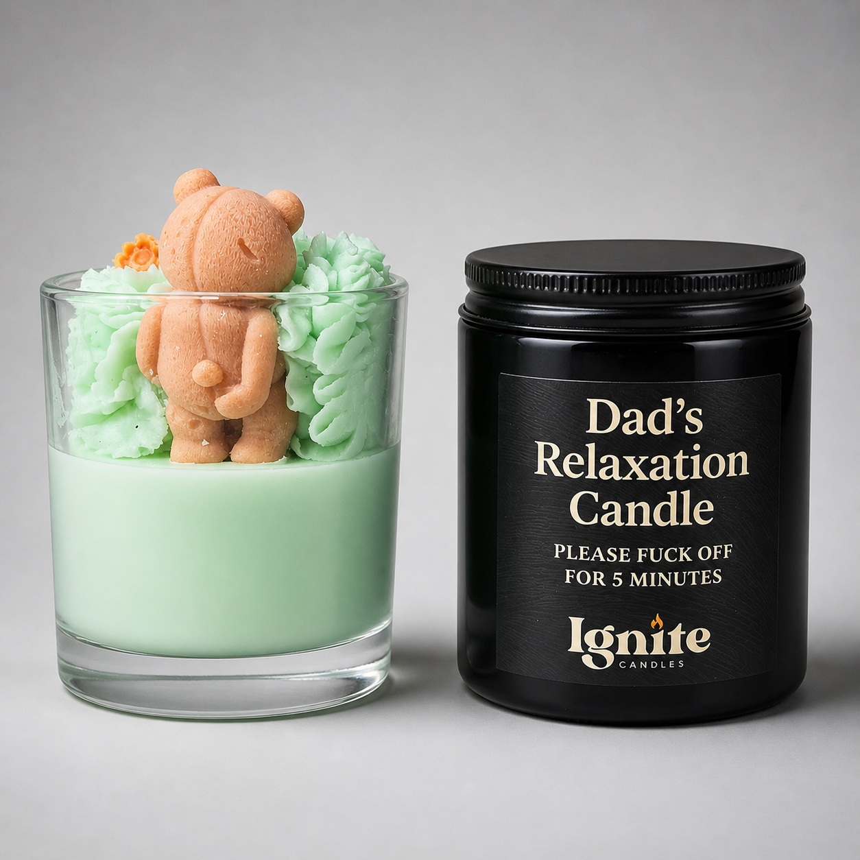 Fathers Day Bundle (Bear and Rest Candle)