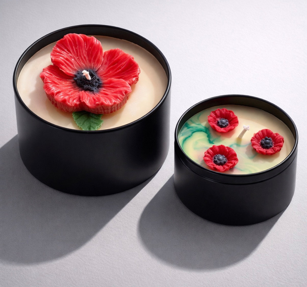 Poppy Candle