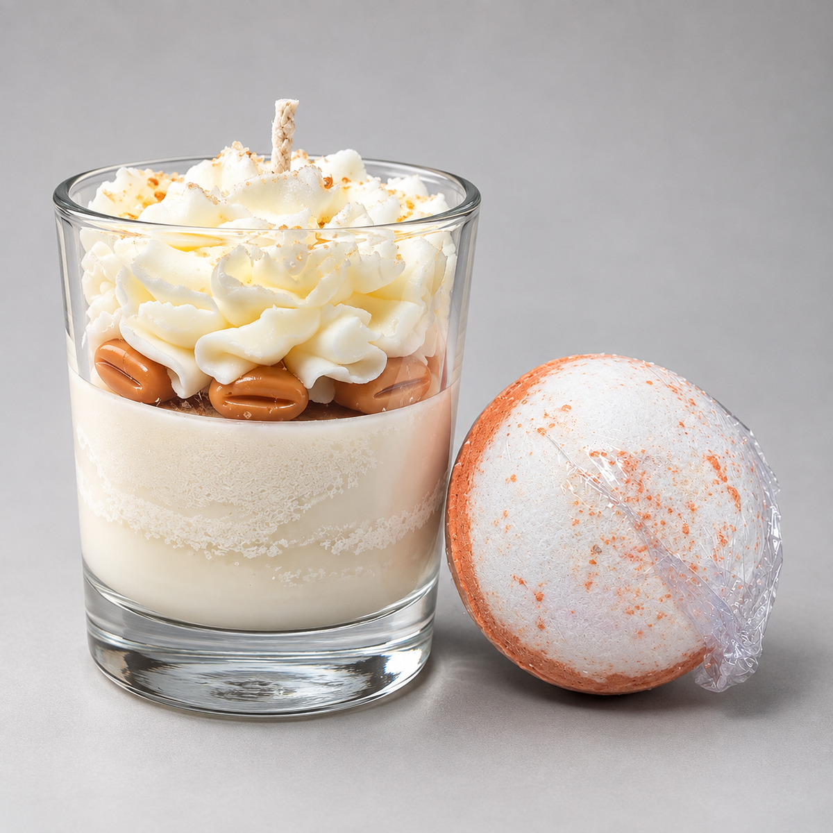 Coffee Bath Bomb/Candle Bundle
