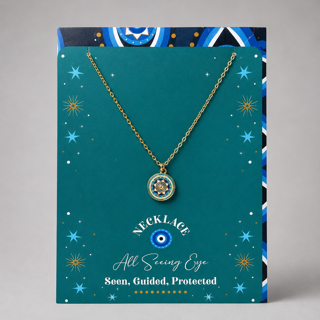Evil Eye Necklace Card