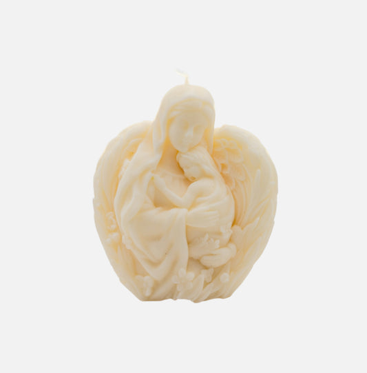 Jesus and Mary (Angel Wings) Pillar Candle