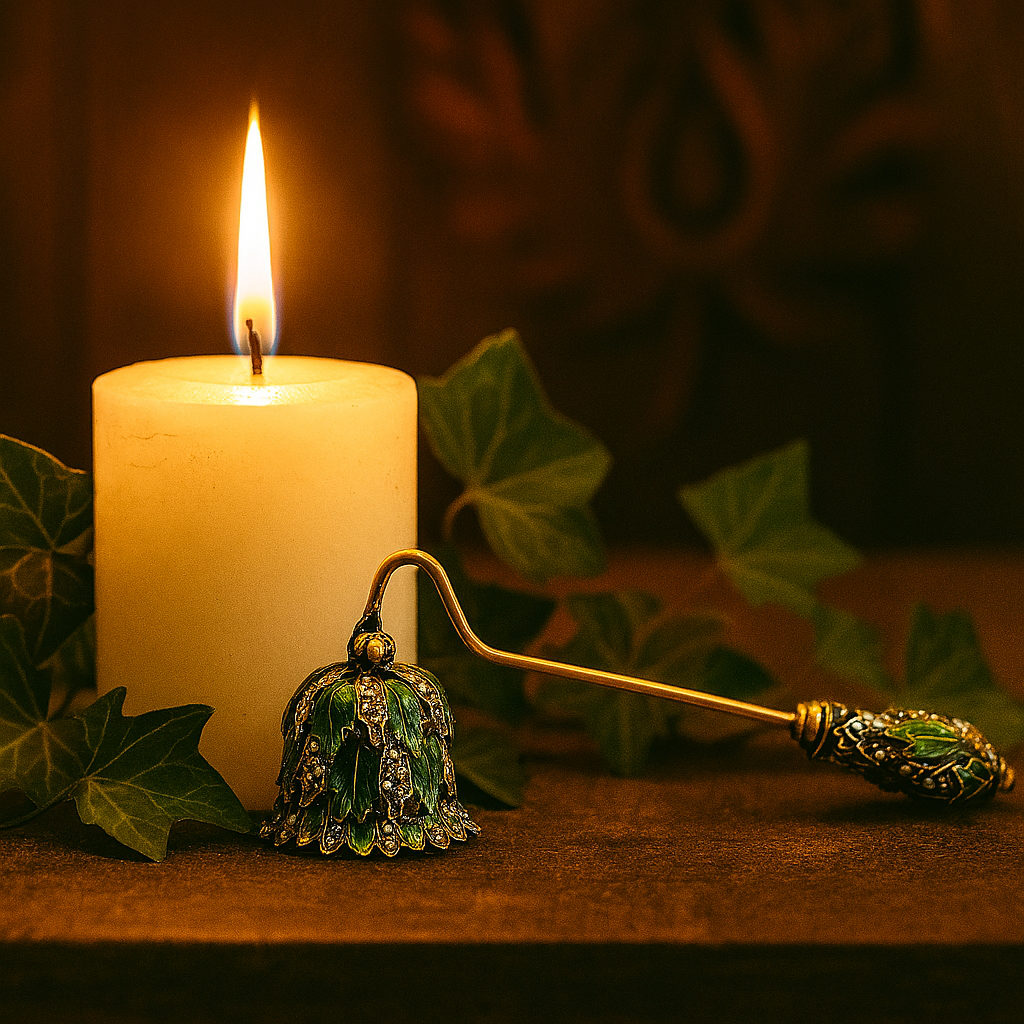 Victorian Leaf Candle Snuffer