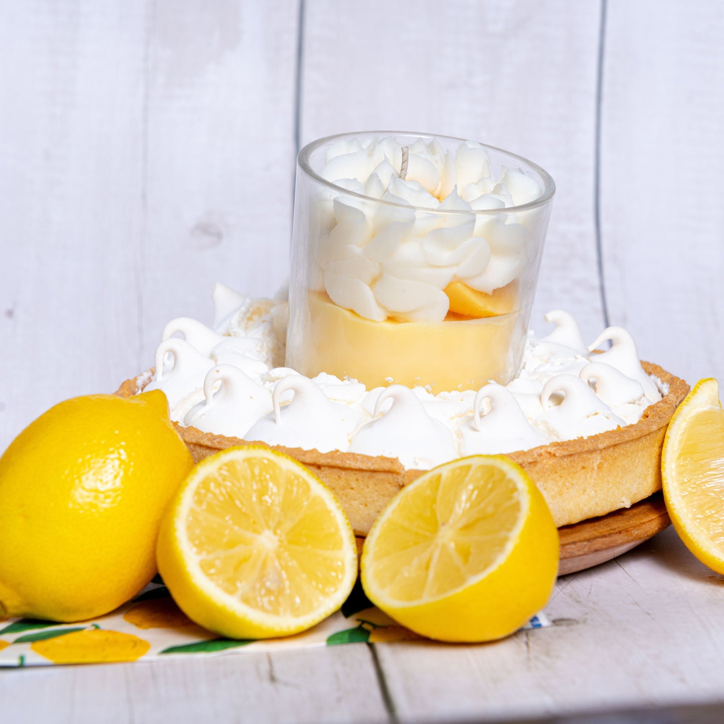 Lemon Meringue Soy Fragranced Candle