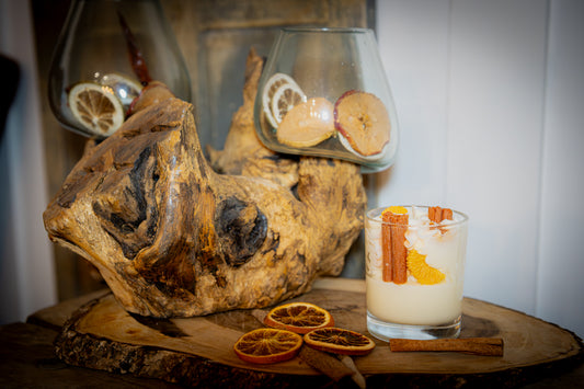 Cinnamon and Orange Scented Candle