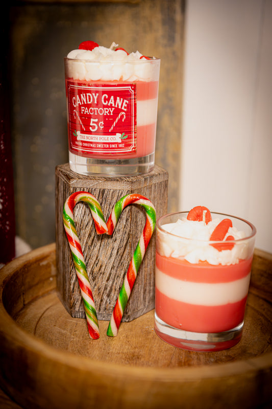 Candy Cane Fragranced Candle