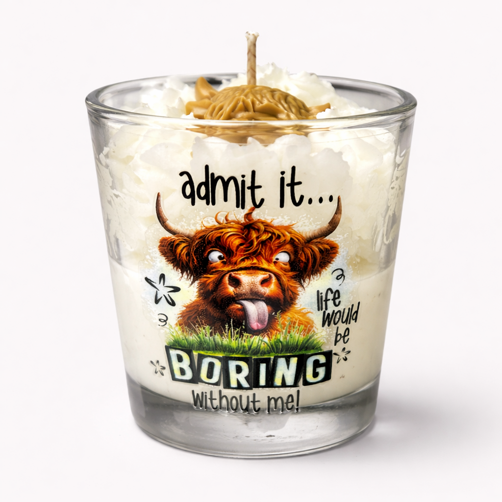 Highland Cow Soy Fragranced Candle