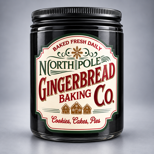 Gingerbread Christmas Themed Labels