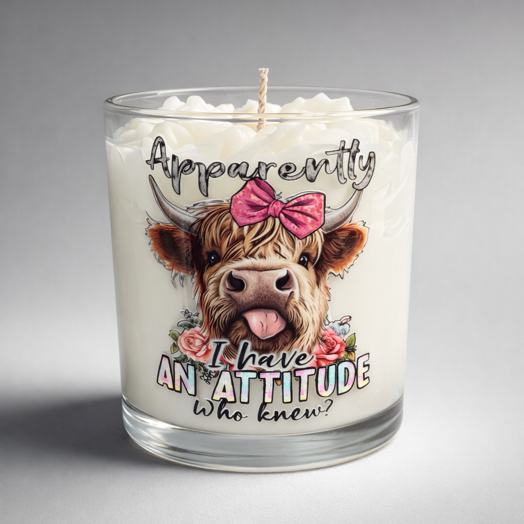 I Have An Attitude Highland Cow Premium