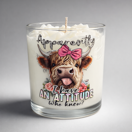 I Have An Attitude Highland Cow Premium