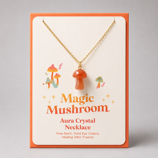 Mushroom Necklace Card
