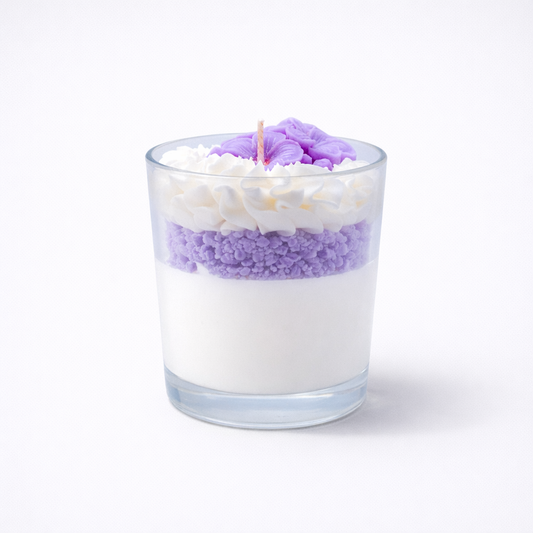 Lavender Premium Glass Candle