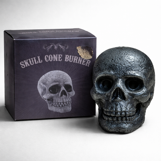 Skull Incense Back Flow Burner