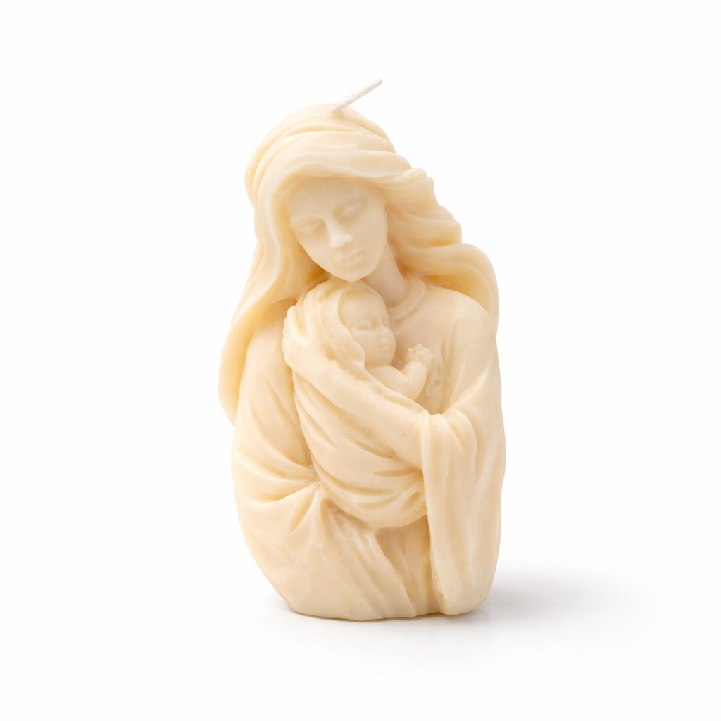 Jesus and Mary Pillar Candle