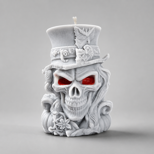 Skull Red Eye Pillar