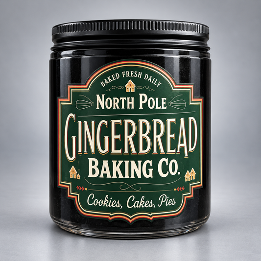 Gingerbread Christmas Themed Labels