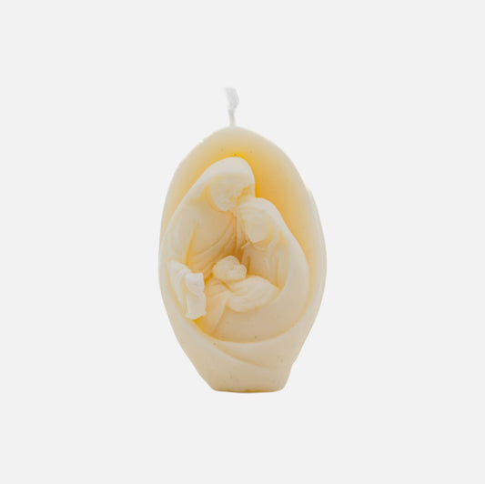 Mini Nativity Pillar Candle