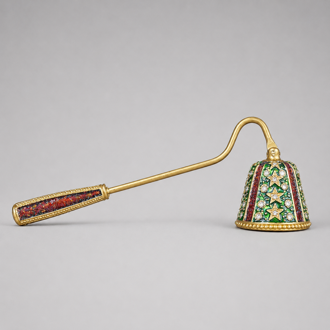 Green and Red Bell Star Snuffer