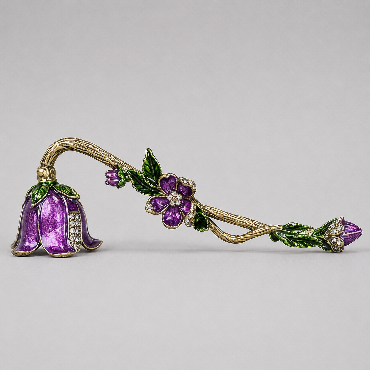 Purple Flower Candle Snuffer