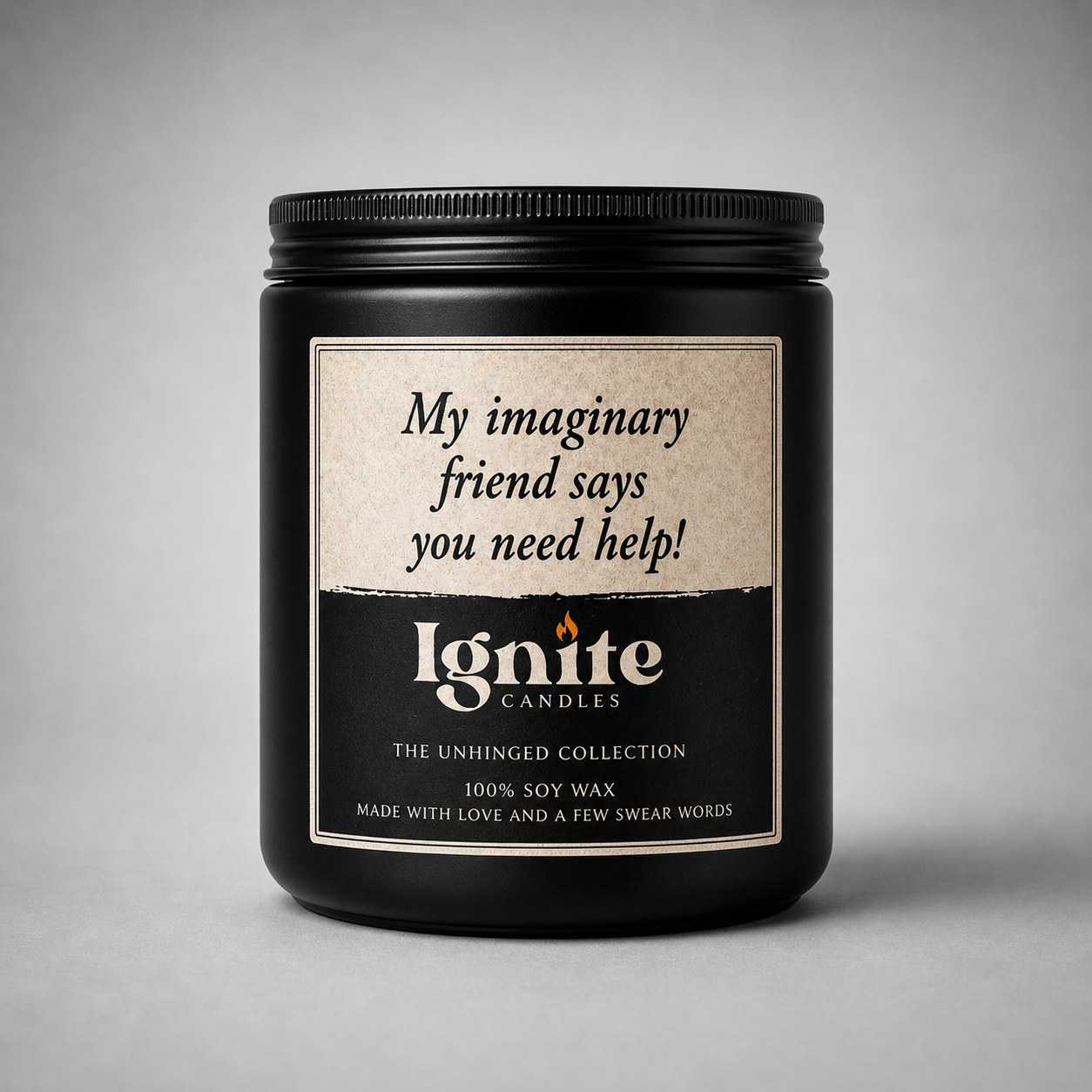 My imaginary friend Unhinged Candle