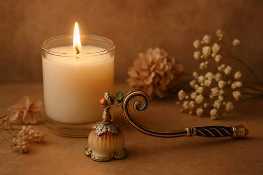 Amber Bloom Candle Snuffer