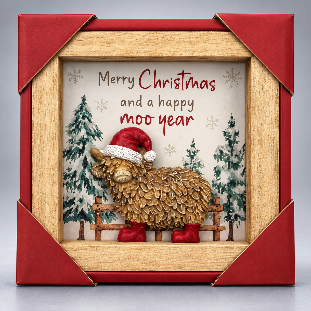 Highland Cow Moo Christmas