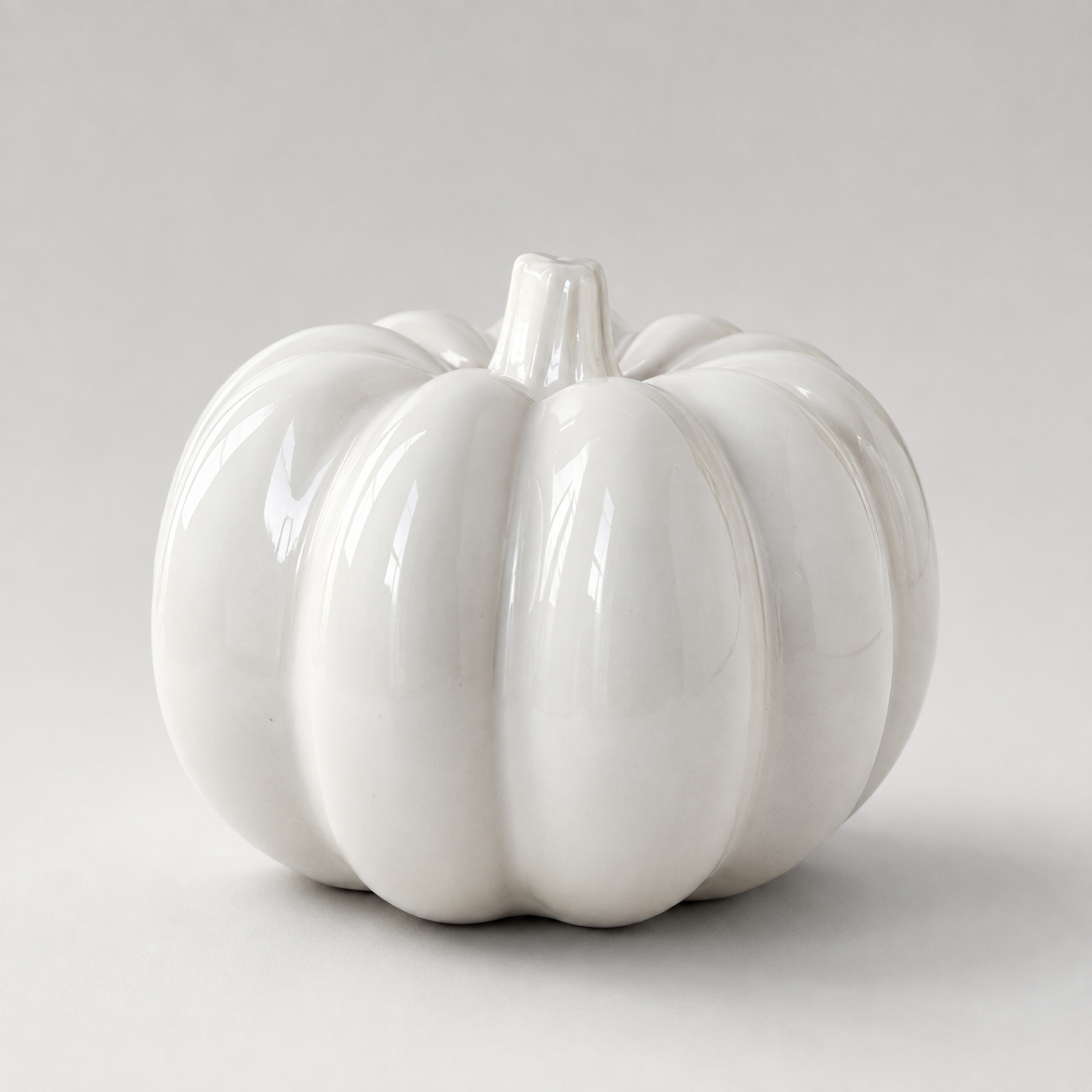 Ceramic Grey Pumpkin