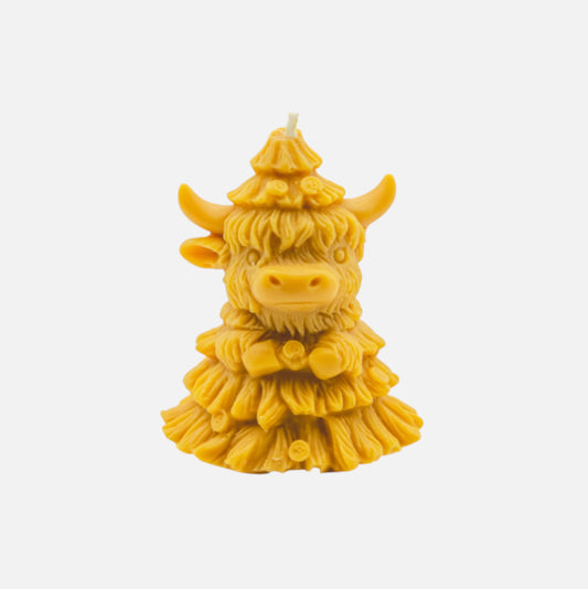 Christmas Tree Highland Cow