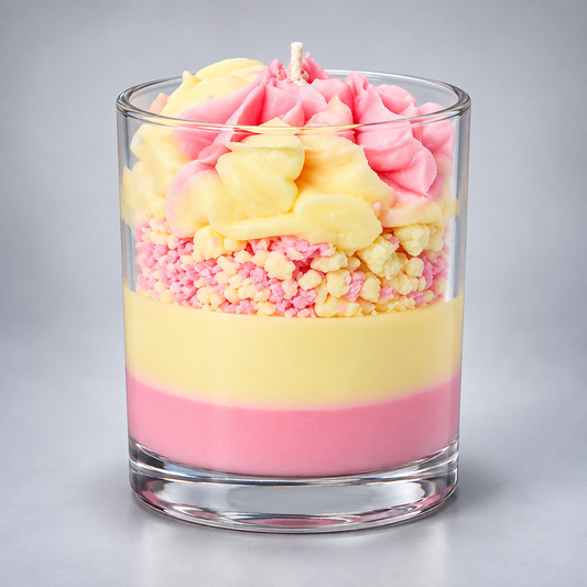Rhubarb and Custard Soy Fragranced Candle