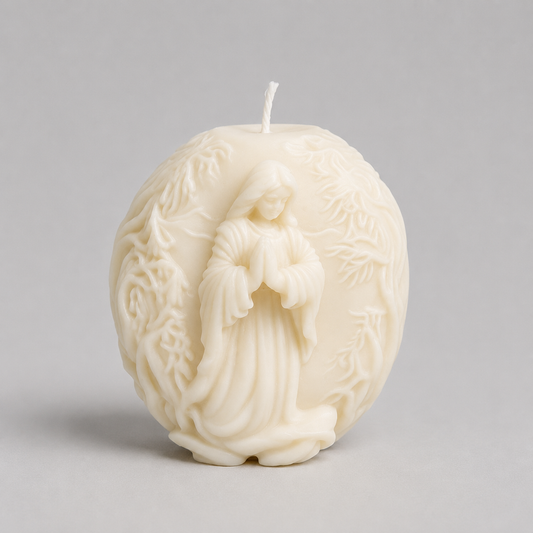 Mary Pillar Candle
