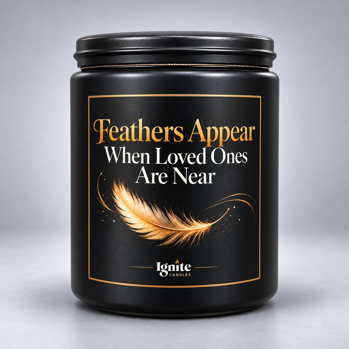 Feathers Appear Remembrance Candle