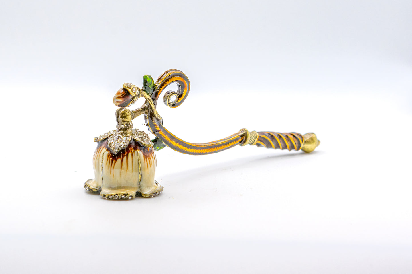Amber Bloom Candle Snuffer