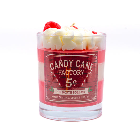 Candy Cane Fragranced Candle