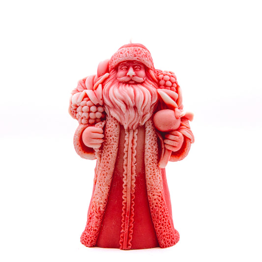 Large Santa Pillar Candle